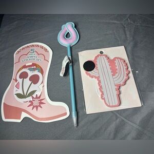 3 pc New Cactus Notepad Set NWT